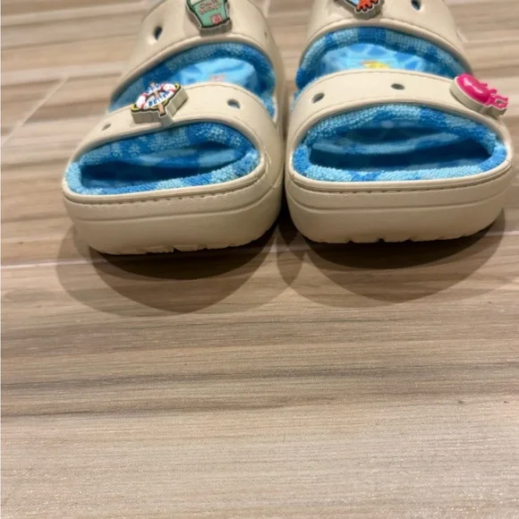 CROCS SpongeBob SquarePants classic cozzzy terry sandals - Goo Lagoon unisex - Picture 6 of 15